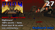 Thumbnail for Doom II: MAP27 (Monster Condo) - Nightmare! 100% Secrets + Items - Keyboard Only | Vytaan
