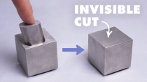 Thumbnail for How these impossibly thin cuts are made | Steve Mould