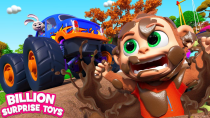 Thumbnail for Monster Truck Robbery Chaos at the Park - Kids Adventure Cartoons