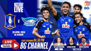 Thumbnail for LIVE : BG PATHUM UNITED vs CHONBURI FC | THAI LEAGUE 1 2023/24 (MW25) | BG CHANNEL