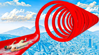 Thumbnail for I found a 1000+ G force waterslide in GTA 5 | GrayStillPlays