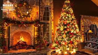 Thumbnail for Instrumental Christmas Music with Fireplace 🎄 Beautiful Christmas Ambience 🎅 Merry Christmas 2024 | Relaxing World