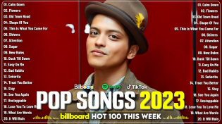 Thumbnail for Bruno Mars, Adele, Maroon 5, Ed Sheeran, Dua Lipa, Rihanna,Miley Cyrus 💖 Billboard Hot 100 This Week | Pop Music