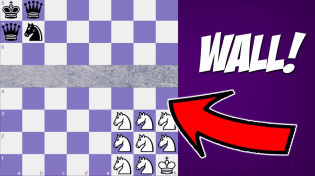 Thumbnail for Chess but There is a Wall in the Middle of the Board | Restricted Chess | Chess Artist