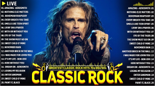 Thumbnail for Aerosmith, Guns N Roses, Metallica, Bon Jovi, Nirvana 🔥 Classic Rock Songs 70s 80s 90s Full Album | Classic Rock Hits